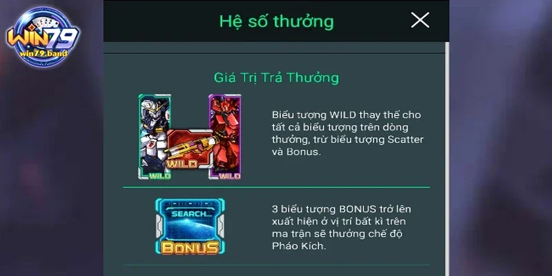 Các tính năng thú vị trong game Gundam